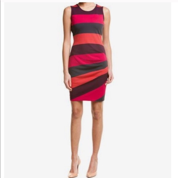 Calvin Klein Striped Dress - Picture 3 of 6